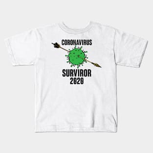 Virus Health Pandemic surviror 2020 Kids T-Shirt